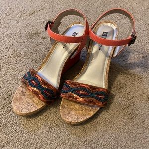 White Mountain wedges size 8